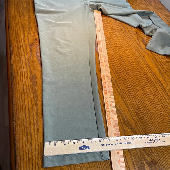 Chubbies Everywhere Performance Pants Large Olive Green Elastic Waist Zip Pocket - Picture 9 of 12